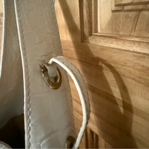 Jimmy Choo Beige and White Raffia Shoulder Bag - Picture 5 of 16